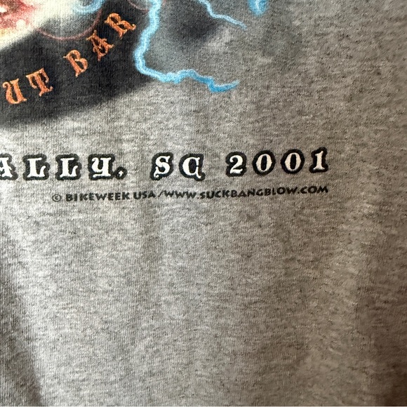 Suck Bang Blow Biker Week 2001 Wizard shirt - Picture 3 of 6